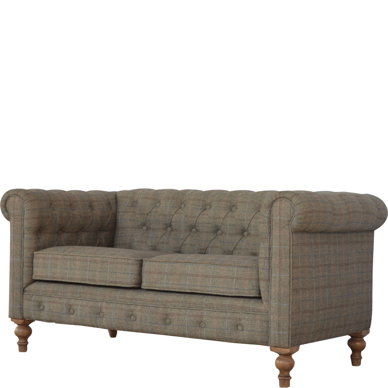Multi Tweed 2 Seated Sofa
