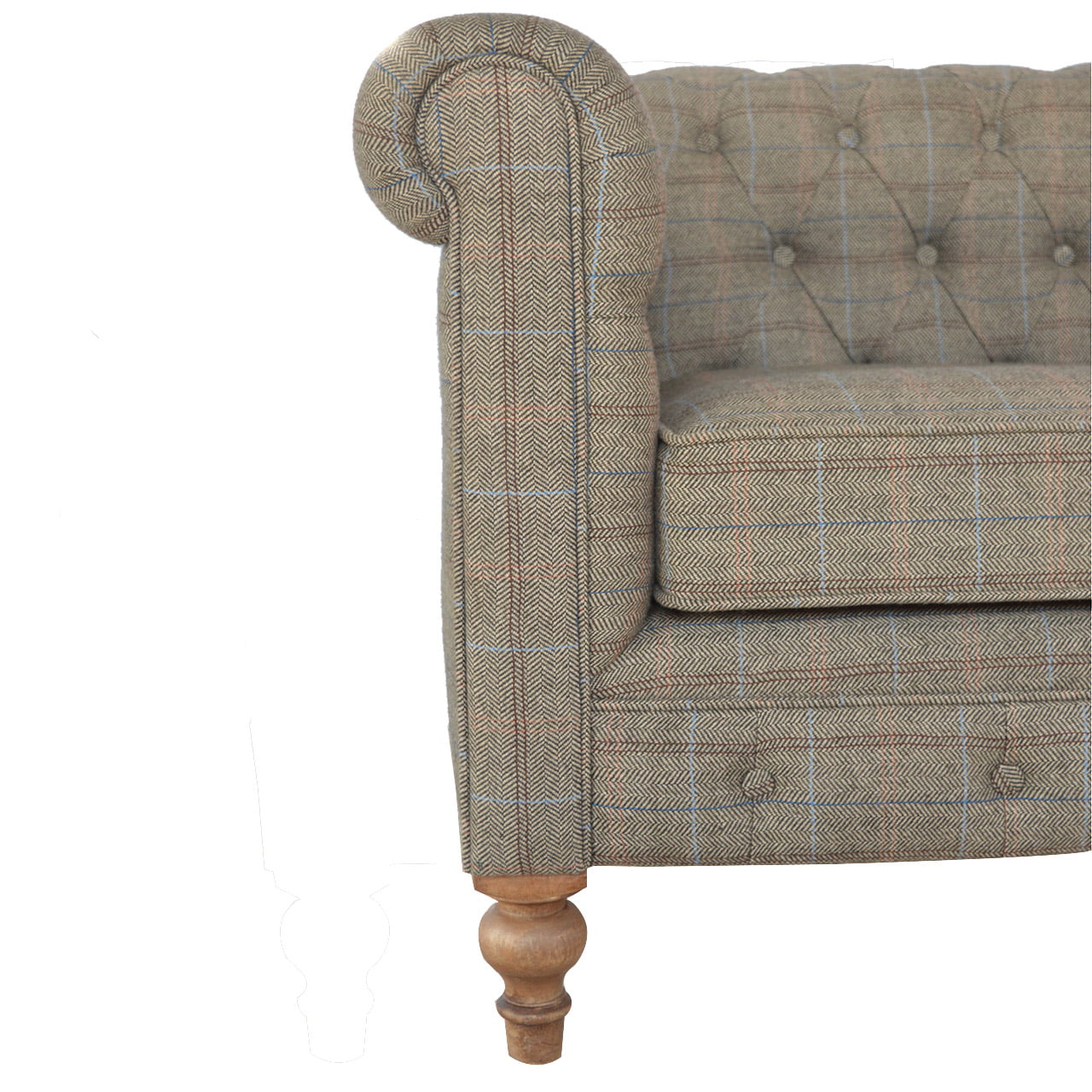 Multi Tweed 2 Seated Sofa
