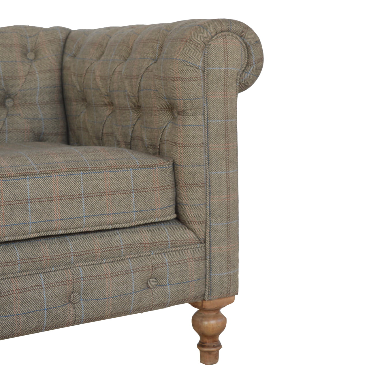 Multi Tweed 2 Seated Sofa