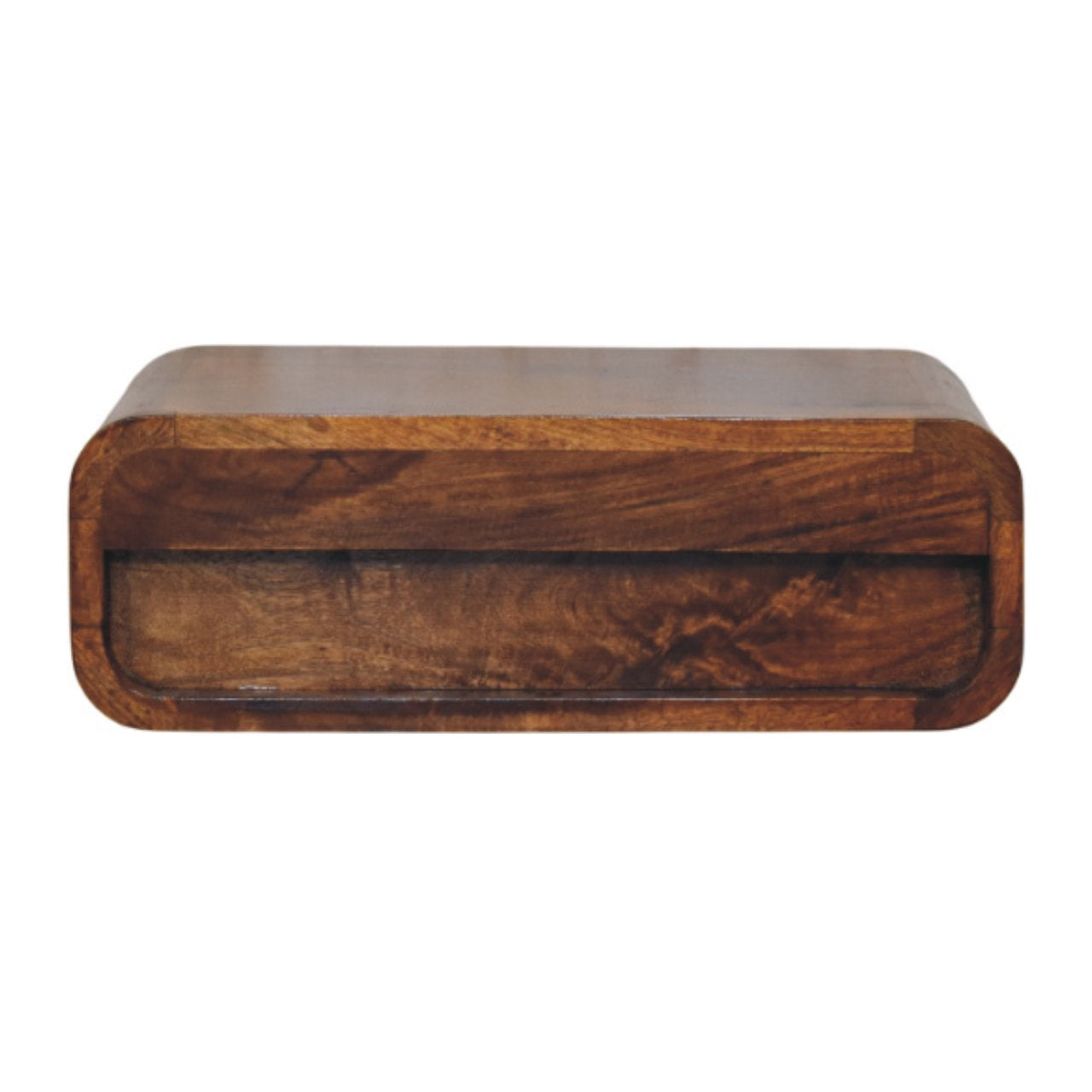 Avora Wall-Mounted Honey Caramel 1 Drawer Nightstand